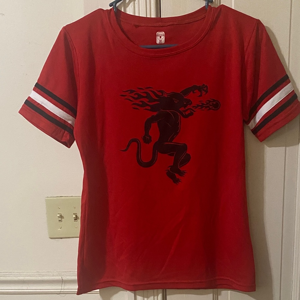 Women's Fireball Jersey with Striped Sleeves